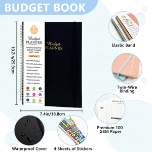 Agenda Mensile Termica Moderna a Basso Prezzo con Carta da 100GSM per Obiettivi di Risparmio Annuale e Monitoraggio dei Debiti Aziendali - Product Image 2