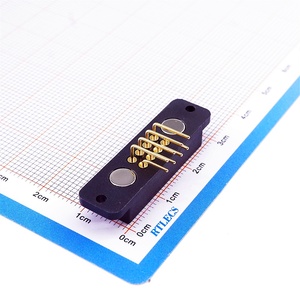 ช่องเสียบ2.54มม. สำหรับติดตั้งตัวเมีย2x4สำหรับตัวผู้ตัวเมีย PCB สปริงโหลด2.0A 36V <span class=keywords><strong>DC</strong></span> <span class=keywords><strong>8</strong></span>พินขั้วต่อขา Pogo แม่เหล็ก - Product Image 2