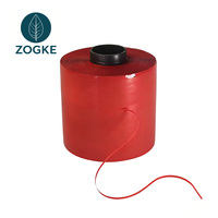 Ruban de sécurité rouge opaque BOPP/PET simple face, anti-contrefaçon, inviolable, étanche, pour emballage cadeau de tabac