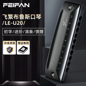 ฮาร์โมนิก้า Feifan Blues รุ่น U20 แบบ 10 รู ระดับมืออาชีพ สำหรับผู้เริ่มต้นและผู้เล่นขั้นสูง - Product Image 1