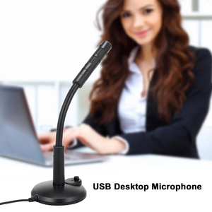Universal Flexible Desktop Mini USB Stand Microphone for Laptop PC <strong>Computer</strong> <strong>Mic</strong> USB Desktop Microphone - Product Image 4