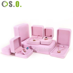 Luxury Velvet Jewelry <b>Box</b> Set for Rings <b>Earrings</b> Necklace Bracelets Elegant <b>Gift</b> Packaging Case With Custom Color - Product Image 1