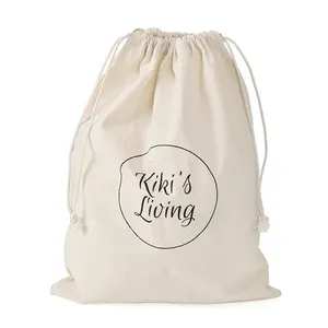 Bolsas Personalizadas De Tela Con Cordon Custom Cotton Draw String Bag