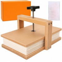 Kit de presse à fleurs, pressage facile en une seule étape, pression uniforme, 6 couches, 10 x 6 pouces, kit de presse à fleurs pour enfants et adultes