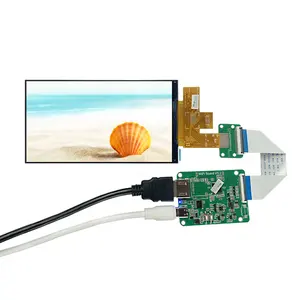 High Brightness LCD Modules 5.5 Inch FHD Display Screen Orange Raspberry pi IPS Display Panel Driver Board 1500nits Outdoor Use