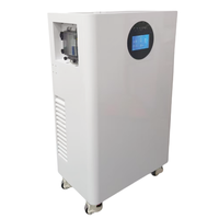 Batterie au lithium 15kwh batterie 51.2v 5kw 10KW 15kw stockage de batterie domestique avec prise de courant domestique onduleur 5kW intégré