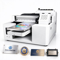Mesin Cetak Inkjet UV Flatbed A3+ JLJ Harga Terjangkau untuk Casing Ponsel, Kaca, Piala, Akrilik, Bola Golf, Pulpen, Kayu, Logam