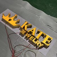 Fabricante personalizado impermeable Led iluminado al aire libre luz 3D letras de Canal Tienda señales frontales para tienda