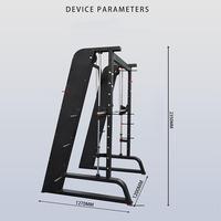 Máquina de gimnasio de fitness Smith multifuncional unisex, nuevo entrenador funcional para entrenamiento corporal efectivo, ejercicio de pecho y hombros
