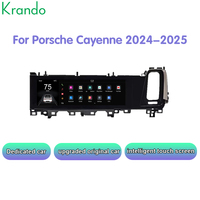 Krando 14.5 "écran passager avant pour Porsche Cayenne 2024 - 2025 autoradio Android multimédia sans fil Carplay Qualcomm 64G