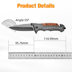 Nuevo Producto: Navaja Plegable con Mango de ABS para Camping, Caza y Supervivencia al Aire Libre - Product Image 6
