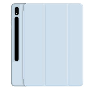 Funda Protectora Plegable de Tres Pliegues de Material PU para <span class=keywords><strong>Samsung</strong></span> <span class=keywords><strong>Tab</strong></span> <span class=keywords><strong>S7</strong></span> y S8 de 11 Pulgadas con Soporte para Lápiz - Product Image 2