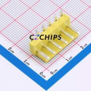 ZX-VH3.96-6PWZ-Y Wire-to-Board Pin Header Bent Lead Through Hole,P=3.96mm Connector 1x6P 3.96mm Right Angle Insert VH - Product Image 1