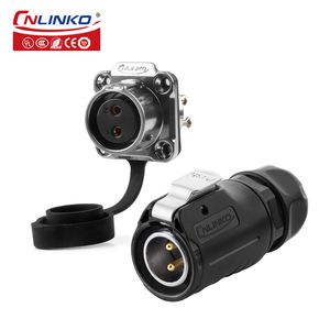 Cnlinko không thấm nước công nghiệp AC <span class=keywords><strong>DC</strong></span> cắm IP68 Nam Nữ M12 M16 dây điện pin năng lượng mặt trời Power LED Strip nối - Product Image 3
