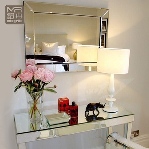 MR-401008 다섯 스타 호텔 비친 허영 살롱 가구 복도 콘솔 테이블 벽 거울 세트 - Product Image 4