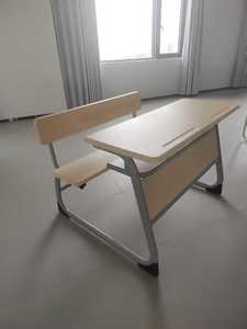 Bureau d'élève intégral personnalisable avec bancs doubles et chaises doubles pour mobilier de salle de classe d'école primaire - Product Image 4