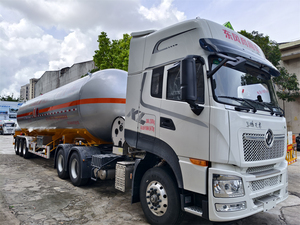 Semi-reboque líquido químico do <span class=keywords><strong>LPG</strong></span> do veículo de transporte do caminhão dos tanques do gás liquefeito 60.8m3 GB/ASME - Product Image 2
