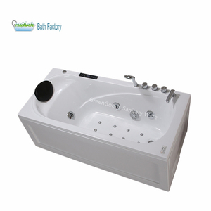 Bañeras acrílicas de estilo americano de lujo, diseño de remojo profundo, hidromasaje, bañera de <span class=keywords><strong>Spa</strong></span> con <span class=keywords><strong>ducha</strong></span> - Product Image 1