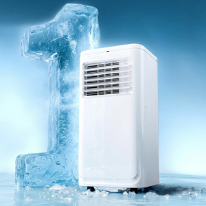 Climatiseur portable sur pied 1500W, refroidissement et chauffage, 24 000 BTU, classe A+, économe en énergie, télécommande pour usage domestique - Product Image 1