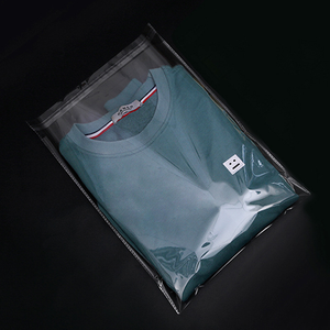 Sacchetti LDPE Poly richiudibili sacchetto di plastica trasparente personalizzato trasparente OPP sacchetto per regali confezione di vestiti - Product Image 6