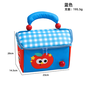 Bolsa Térmica para Lonchera con Diseño de Cabaña de Manzanas de Cuento de Hadas, Forro de Poliéster, Dibujos Animados Divertidos para Niños, para 4 Personas, Hecha de Oxford - Product Image 6