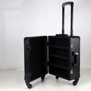 Boîte de rangement pour cartes de sport portable personnalisée à <span class=keywords><strong>4</strong></span> rangées en aluminium avec chariot - Product Image 6