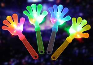 促销多色led灯亮起闪烁手拍板噪音制造者 - Product Image 3