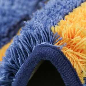 <span class=keywords><strong>Tapis</strong></span> de sol en microfibre festonné 3D, <span class=keywords><strong>tapis</strong></span> de salle de bains <span class=keywords><strong>antidérapant</strong></span> de couleur à rayures ondulées, effet stéréoscopique - Product Image 3