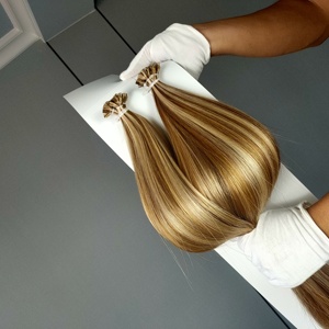 JasminebeautyWholesale - Extensiones de Cabello de Queratina Rusa con Punta Plana de Calidad Profesional, Alineación de Cutículas, Colores OEM, Gran Venta - Product Image 2