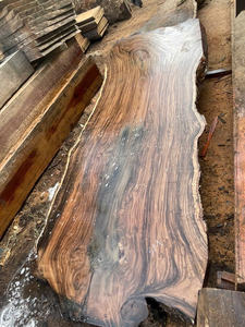 Meubles sur mesure en bois massif naturel à bords bruts, art mural en bois massif, grande dalle de bois dure faite à la main pour la décoration intérieure - Product Image 5