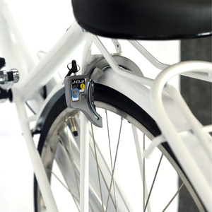 Vélo de ville de style japonais de 26 pouces pour femmes, vélo de banlieue en acier à 3 vitesses avec panier, porte-bagages arrière et éclairage <span class=keywords><strong>dynamo</strong></span> - Product Image 5