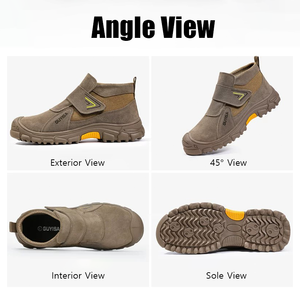 <span class=keywords><strong>Chaussures</strong></span> de sécurité GUYISA <span class=keywords><strong>pour</strong></span> hommes, spéciales <span class=keywords><strong>pour</strong></span> les soudeurs, anti-écrasement, anti-perforation, anti-brûlure, anti-étincelles, avec embout et plaque en acier - Product Image 3