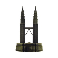 SE7ART malaisie réplique architecturale repère modèle à collectionner Petronas tours jumelles en alliage de Zinc Miniature bâtiment décor de bureau