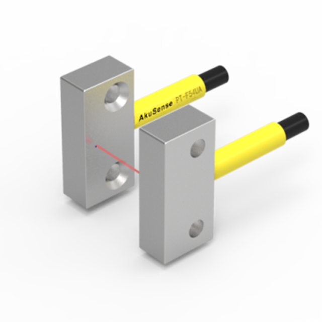 Akusense PT-F54UA thru-beam fiber optic sensor array types R2 minimum bending radius types of digital  fiber sensors