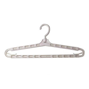 Pink <b>Plastic</b> Coat Hangers With Non Slip Design For Clothes And Pants Storage - Product Image 5