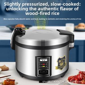 Olla <span class=keywords><strong>arrocera</strong></span> comercial automática de acero inoxidable con revestimiento antiadherente de gran capacidad, 10-15 <span class=keywords><strong>litros</strong></span>, uso doméstico, 50 personas - Product Image 3