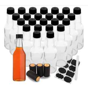 Rõ ràng Mini rượu vang chai chai thủy tinh nhỏ cho đồ uống ưa thích chai <span class=keywords><strong>Ketchup</strong></span> Glass container 5oz 150ml trên bán - Product Image 1