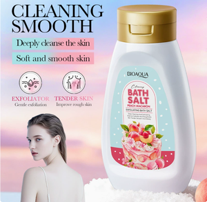 Sales de Baño LovSens con Aroma a Pastel de Melocotón Macaron, Exfoliante Suave para Ducha Diaria, Cuidado de la Piel, Sales de Baño Corporales - Product Image 3