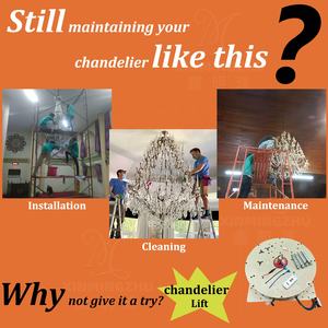 Sistema de elevación de araña de 160KG 6M 220V 110V cabrestante eléctrico elevador de araña para motor de lámpara grande elevador de araña eléctrico - Product Image 2