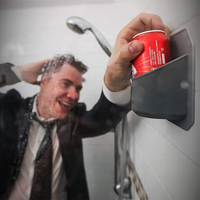Nouveau porte-bière pour douche Portable douche boisson tasse porte-bouteille pour canette de bière et boisson support mural multifonctionnel