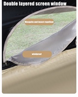 Tente gonflable grande taille quatre saisons, imperméable et résistante au vent, installation rapide, capacité 2-3 personnes, pour camping familial et randonnée