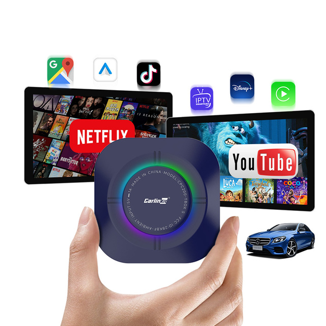 Make carlinkit Car Carplay 8gb 128gb Streaming Box Car Play Ai Box Android 13 14 6115 Auto Car Tv Adapter Wireless for netflix
