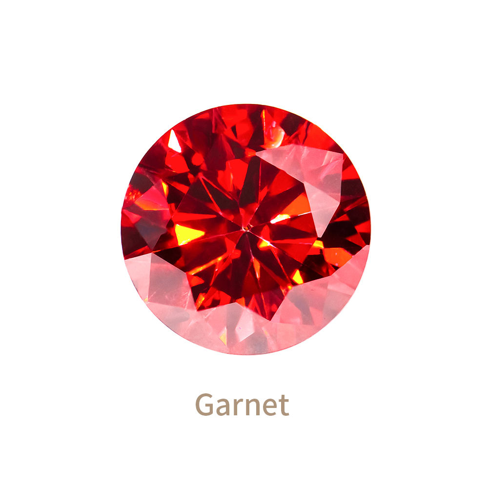 Garnet Round Brilliant Cut