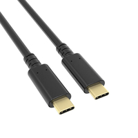 Nouveauté Câble USB4 0,5 m Thunderbolt 4/PD 40 Gbps 100 Watts USB Type C vers C pour ordinateur (longueur personnalisable)