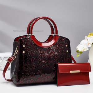 Factory Wholesale PU Leather 3 Pieces Bags Set <b>Ladies</b> Shoulder Bags Luxury Designer Women's Handbags With a <b>Wallet</b> - Product Image 2