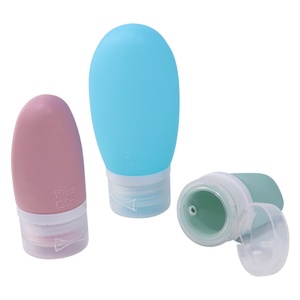 Leakproof Silicone Travel Bottles 1 Oz 30ml 60ml 90ml Travel Tube Silicone Squeezable Travel Size <b>Shampoo</b> Bottle for Women & Men - Product Image 2