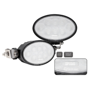 ECE R10 approbation 6.5 pouces ovale LED lampe de travail pour John Deere combiner 9560 9660 Led lampe de travail d'inondation