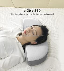 Bantal Tidur Leher Busa Memori Rajutan Slow Rebound Lembut untuk Tidur Telentang, Nyeri Leher dan Bahu, Magnetik, Dapat Dilepas, Dapat Dicuci - Product Image 6