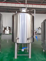 CARRY 100L 1BBL 200L 300L Réservoir de bière brillante en acier inoxydable Réservoir de bière artisanale Briter BBT Glycol Jacket Réservoir de stockage à vendre
