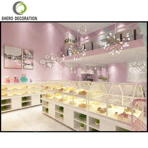 Hot Custom Bakery Shop Muebles de Diseño de Moda de madera Bake Donut Shop Fitting Modern Coffee Shop Bar Counter para dulces - Product Image 1